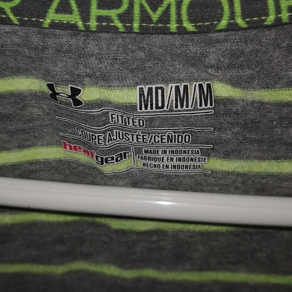 Green and grey stripped shirt - Picture 2 of 2